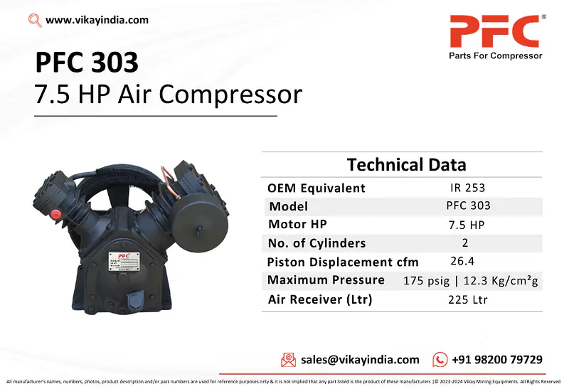 7.5 HP Air Compressor Pump - Master