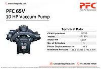 10 HP Vaccum Pump - PFC 65VT - Master