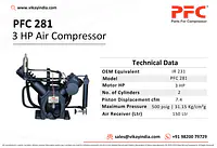 3 HP Air Compressor Pump - Master