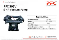 5 HP Vaccum Pump - PFC 305VT - Master
