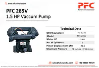 1.5 HP Vaccum Pump - PFC 285VT - Master
