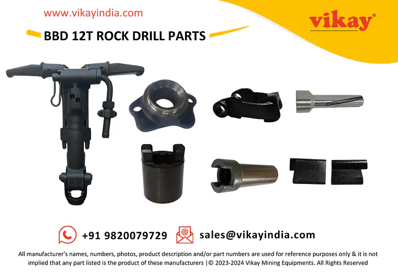 Bbd 12T01 Atlas copco Rock Drill Parts - Master