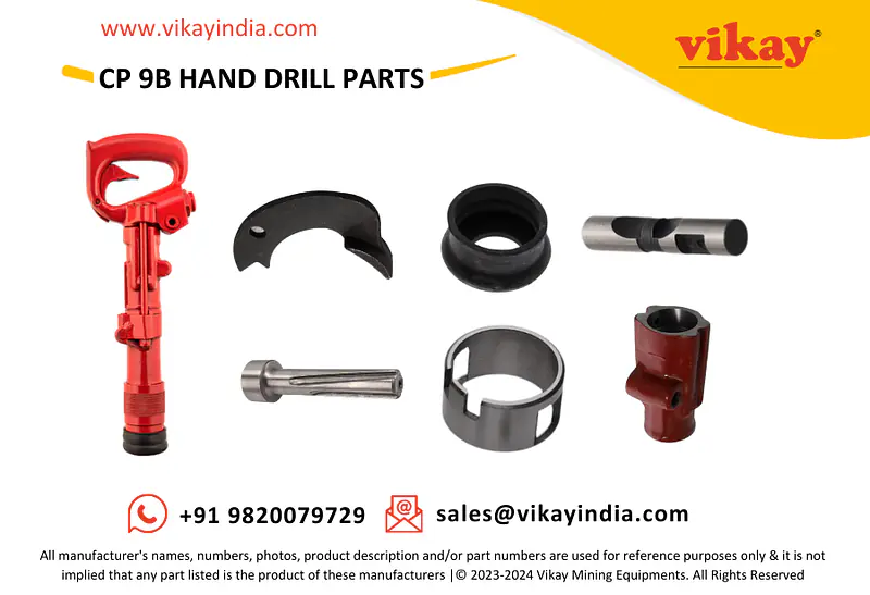 CP 9B Chicago Pneumatic Hand Drill Parts - Master