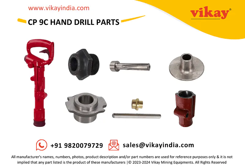 Cp 9C Chicago Pneumatic Hand Drill Parts - Master