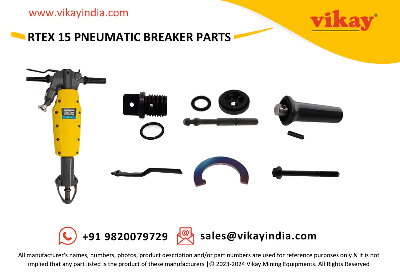 RTEX 15 Pneumatic Breaker Spare Parts - Master