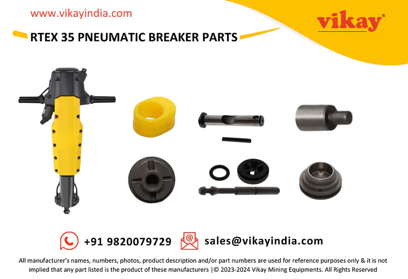 RTEX 35 Pneumatic Breaker Spare Parts - Master