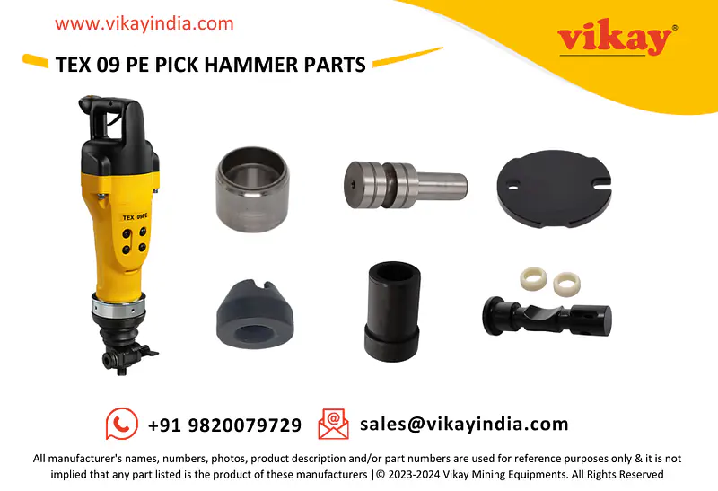 TEX 09 PE Pick Hammer Spare Parts - Master