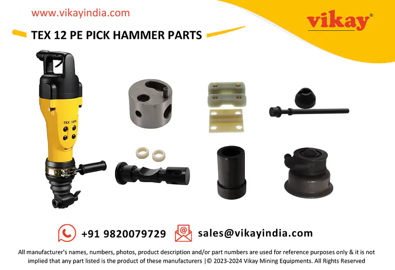 TEX 12 PE Pick Hammer Spare Parts - Master
