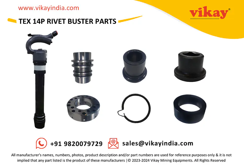 TEX 14P Rivet Buster Spare Parts - Master