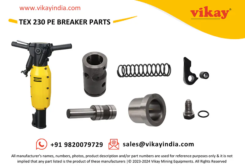 TEX 230 PE Pneumatic Breaker Spare Parts - Master