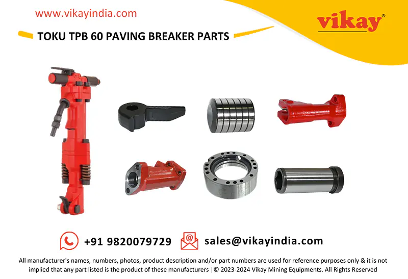 Toku TPB 60 Paving Breaker Spare Parts - Master