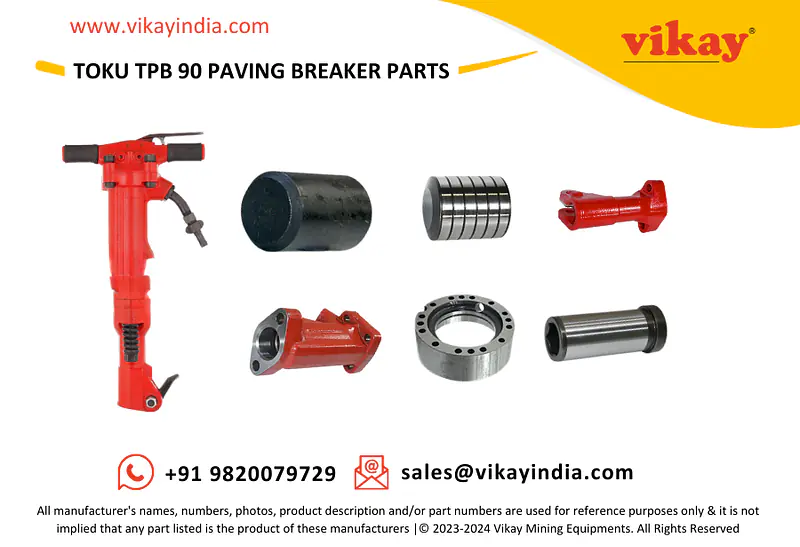 Toku TPB 90 Paving Breaker Spare Parts - Master