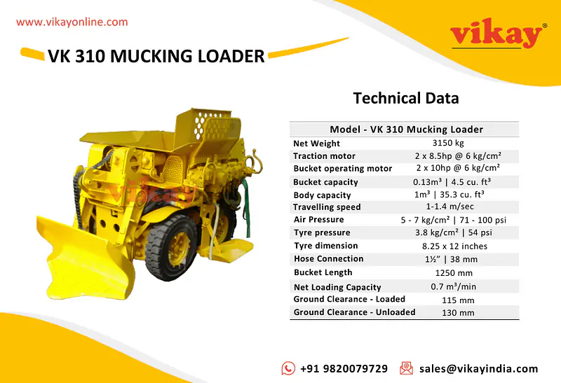 VK 310 Mucking Loader - Master