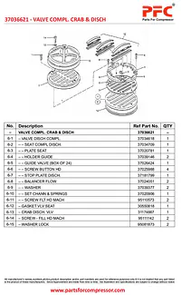 Valve Complete Crab & Disch 37036621 - Master
