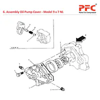 Oil Pump Cover IR 9 x 7 ESV NL Compressor Parts - Master