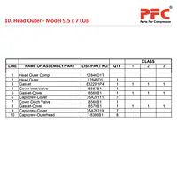 Head Outer IR 9 1/2 x 7 ESV LUB Air Compressor Parts - Master