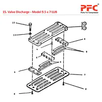 Valve Discharge IR 9 1/2 x 7 ESV LUB Parts - Master