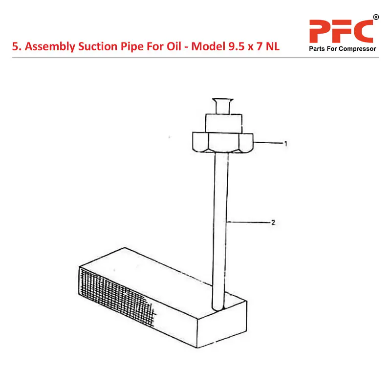 Suction Pipe IR 9 1/2 x 7 ESV NL Compressor Parts - Master