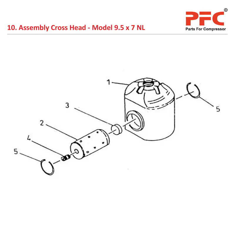 Cross Head IR 9 1/2 x 7 ESV NL Air Compressor Parts - Master