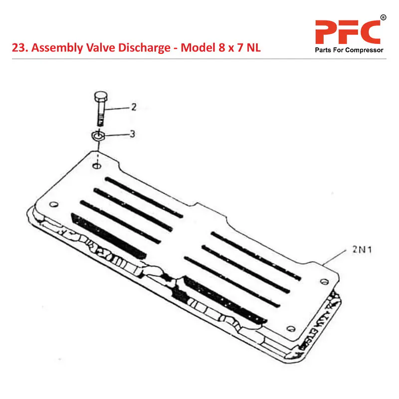 Valve Discharge IR 8 x 7 ESV NL Compressor Parts - Master