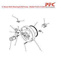 House Main Bearing IR 9 1/2 x 5 ESV LUB Parts - Master