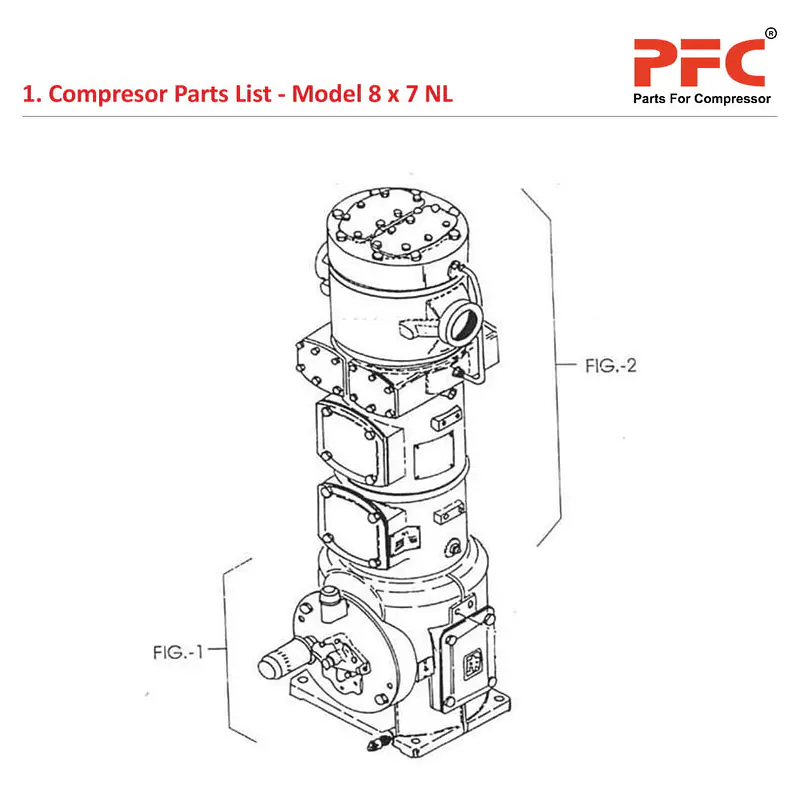 Compressor Parts List IR 8 x 7 ESV NL Compressor Parts - Master