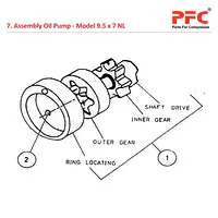 Oil Pump IR 9 1/2 x 7 ESV NL Air Compressor Parts - Master