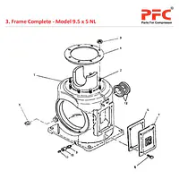 Frame Complete IR 9 1/2 x 5 ESV NL Parts - Master