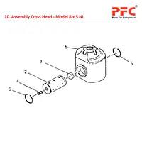 Cross Head IR 8 x 5 ESV NL Air Compressor Parts - Master