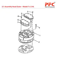 Head Outer IR 7 x 5 ESV NL Compressor Parts - Master