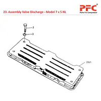 Assly. Valve Discharge IR 7 x 5 ESV NL Parts - Master