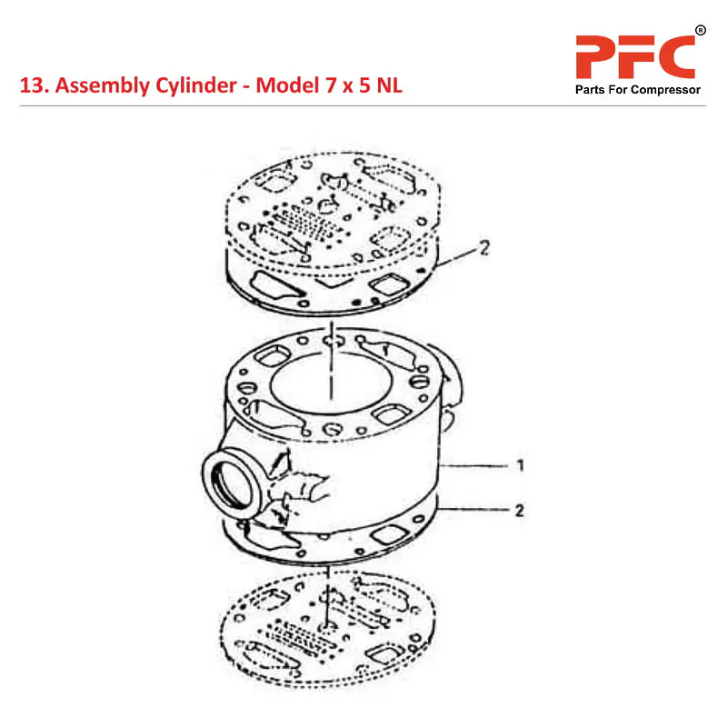 Cylinder IR 7 x 5 ESV NL Air Compressor Parts - Master