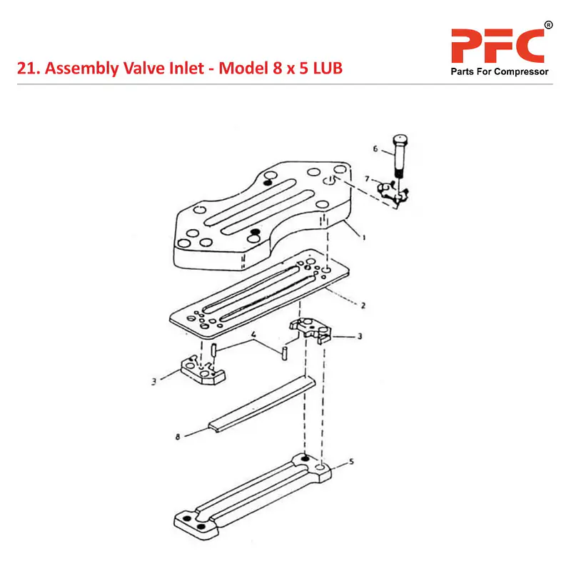 Valve Inlet IR 8 x 5 ESV LUB Air Compressor Parts - Master