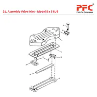 Valve Inlet IR 8 x 5 ESV LUB Air Compressor Parts - Master