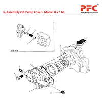 Oil Pump Cover IR 8 x 5 ESV NL Compressor Parts - Master