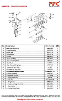 Valve Inlet Complete A357PC1 Replacement - Master