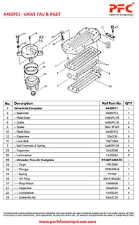 Valve Inlet Complete A465PC1 Replacement - Master