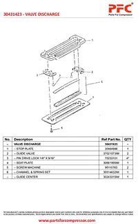 Valve Discharge 30431423 Replacement - Master