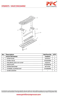 Valve Discharge 37020575 Replacement - Master