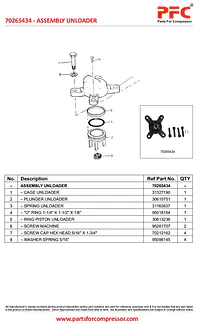 Assembly Unloader 70265434 Replacement - Master