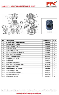 Valve Complete Fau & Inlet (A36) 39685995 Replacement - Master
