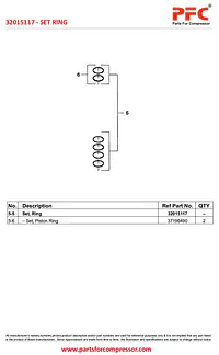 Set Ring 32015117 Replacement - Master