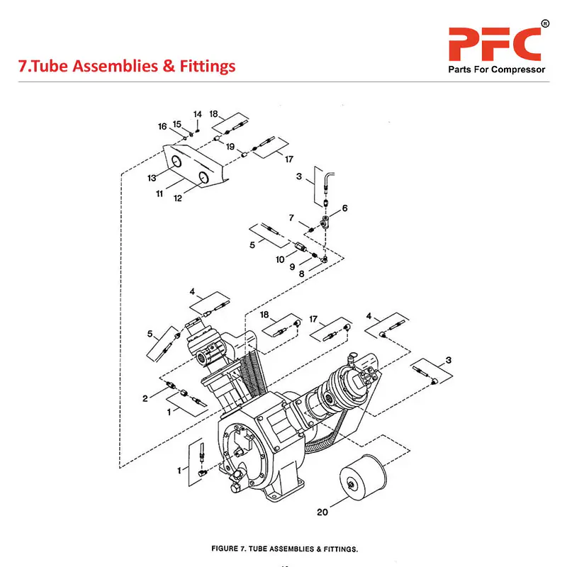 Tube Assemblies & Fittings IR 5T2 NL Parts - Master