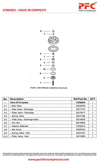 Valve 40 Complete 37004835 Replacement - Master