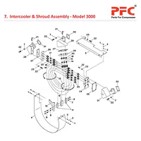 Intercooler IR 3000 Air Compressor Parts - Master