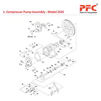 Compressor Pump IR 2545 Air Compressor Parts - Master