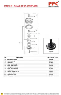 Valve 55GA Complete 37101946 Replacement - Master