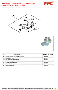 Crank Pin Cap Comp 30290936 Replacement - Master