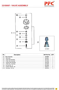 Valve + Stop Plate Assy. 32156697 Replacement - Master