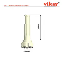3 1/2" Button Bit - 90 mm x BR3 Shank - Master